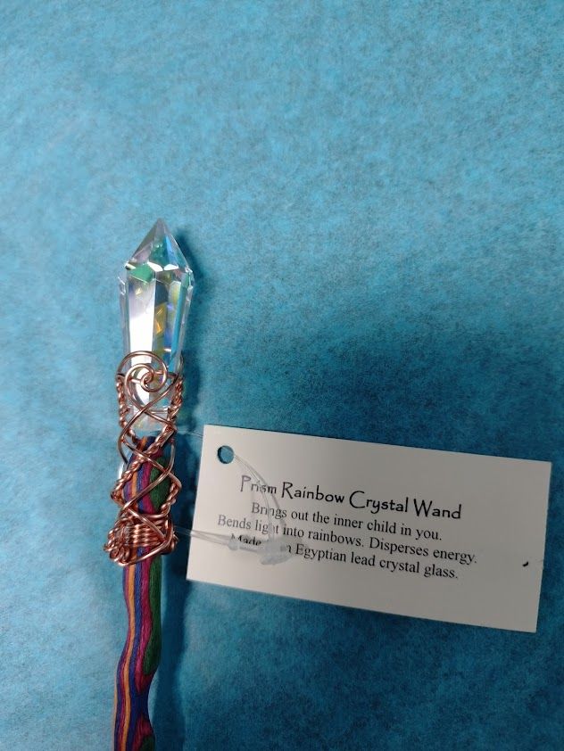 Magic Wand w/Egyptian Crystal