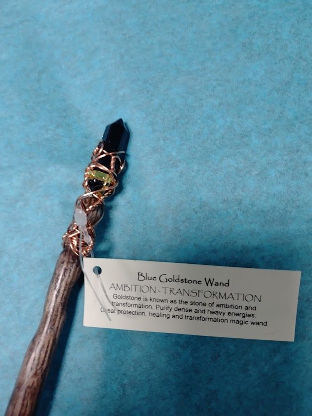 Magic Wand w/Blue Goldstone