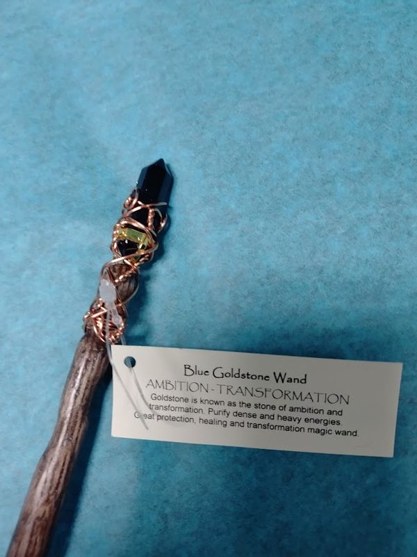 Magic Wand w/Blue Goldstone