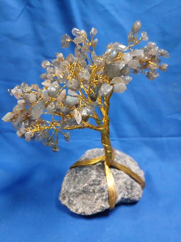 Labradorite Gemstone Tree w/ Labradorite Base