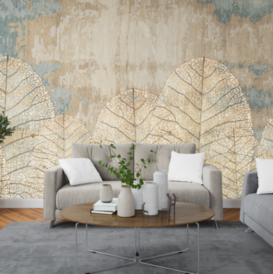Papel Mural Hojas terra