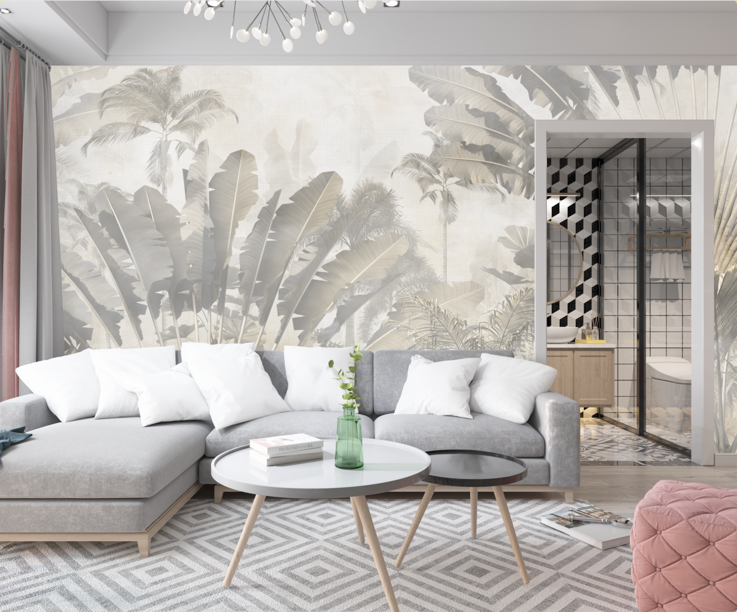 Papel Mural Soft Palm