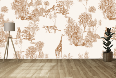 Papel Mural Animal Savage