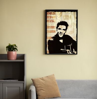 Cuadro Elvis sonriendo 30x40cm
