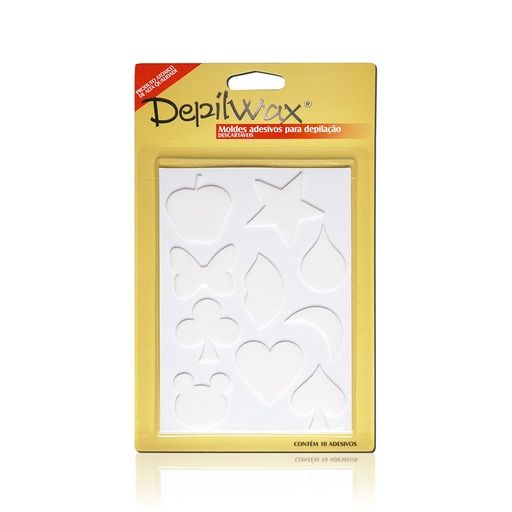 DEPILWAX MOLDES ADHESIVOS PARA DEPILACION - 10 ADHESIVOS