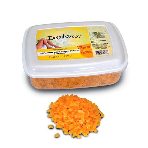 DEPILWAX CERA PARA DEPILACION EN GRANOS 1000G - CAMOMILA