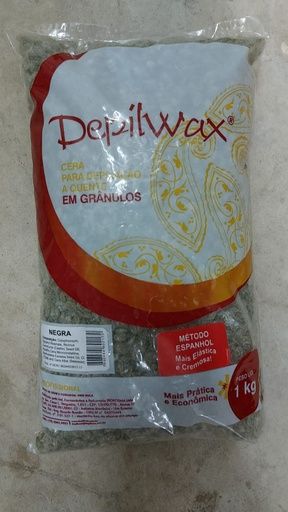 CERA PARA DEPILACION EN GRANOS NEGRA DEPILWAX 1KG