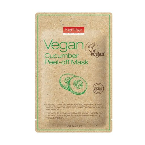 PUREDERM VEGAN CUCUMBER PEEL-OFF MASK