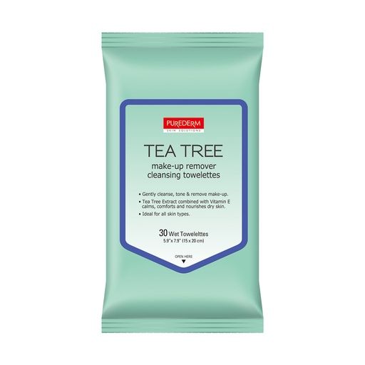 PUREDERM MAKE-UP REMOVER TEA-TREE X30