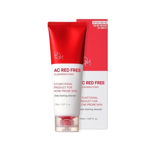 BOM AC RED FREE CLEANSING FOAM 150ML