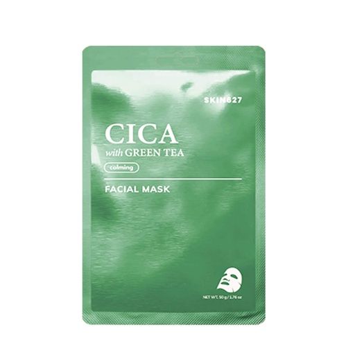 SKIN627 CICA WITH GREEN TEA CALMING FACIAL MASK
