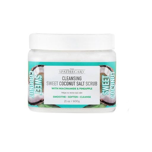 THE SPATHECARY CLEANSING SWEET COCONUT SALT SCRUB 600G