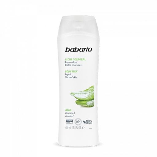 BABARIA LECHE CORPORAL ALOE REPARADORA 400M
