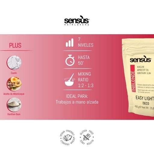 SENSUS INBLONDE EASY LIGHTS DECO 450G