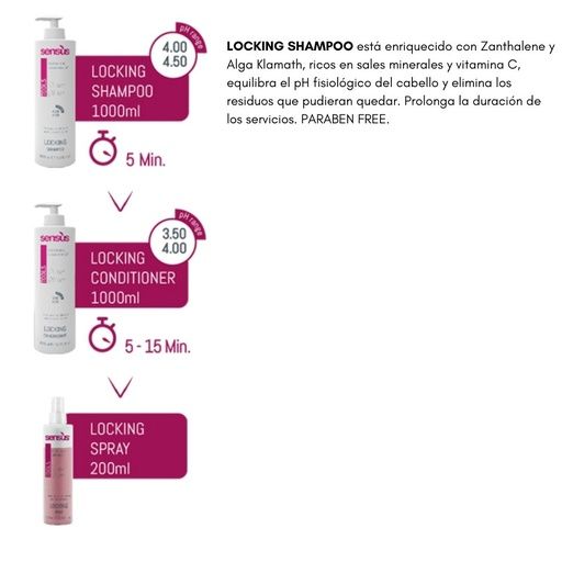 SENSUS TOOLS LOCKING SHAMPOO 1000ML
