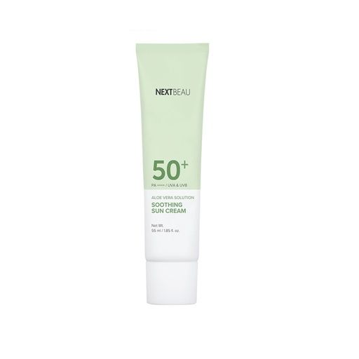 NEXTBEAU ALOE VERA SOLUTION SOOTHING SUN CREAM 50+ 55ML