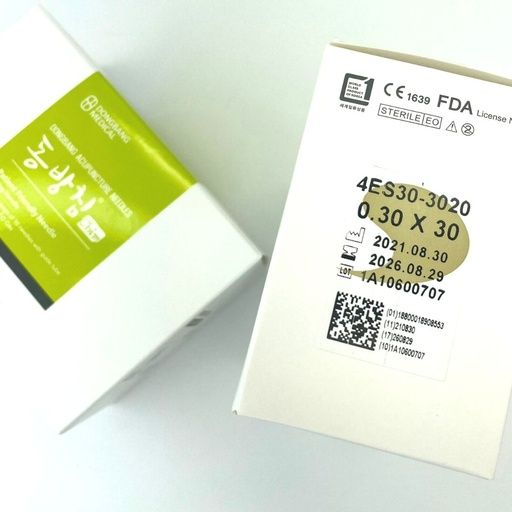 AGUJA DE ACUPUNTURA DONGBANG 0.30X30