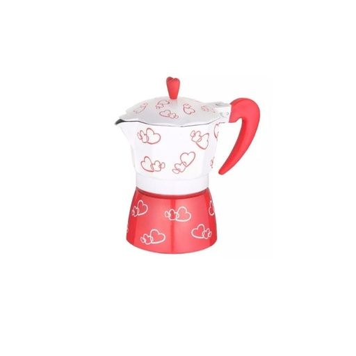 CAFETERA ITALIANA CORAZONES 450ML