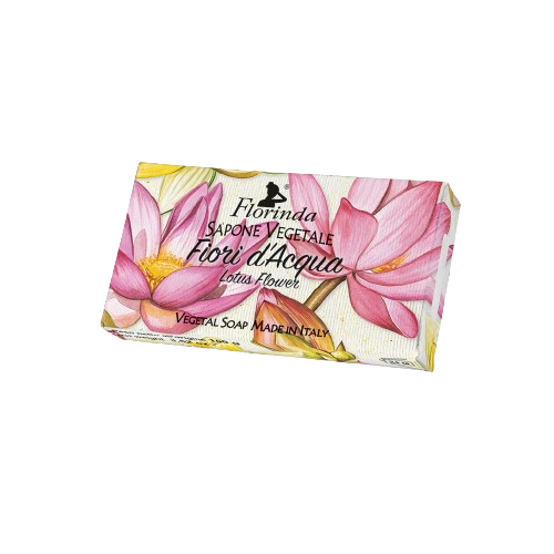 FLORINDA VEGETAL SOAP 100G LOTUS FLOWERS ACQUARELLO