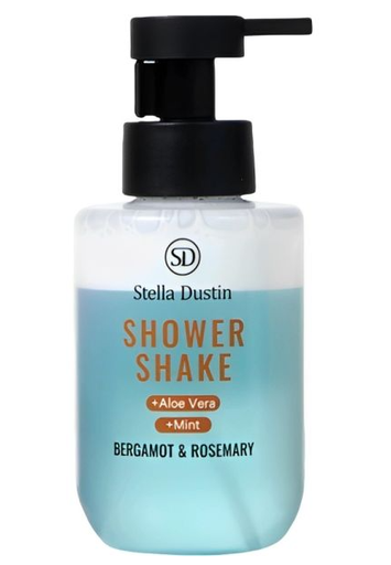 STELLA DUSTIN SHOWER SHAKE BERGAMOT &amp; ROSEMARY 475ML