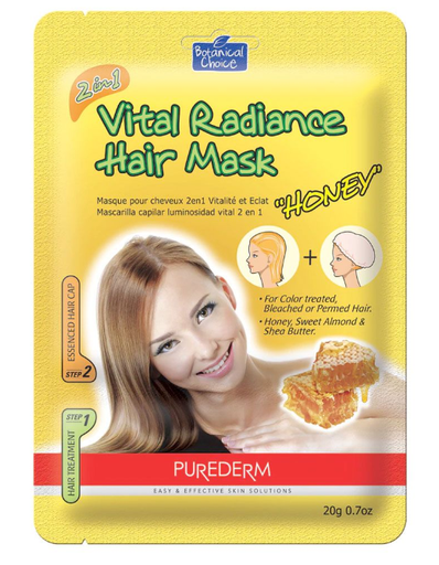 PUREDERM VITAL RADIANCE HAIR MASK HONEY