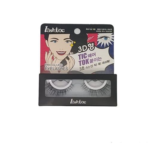 LASHTOC PRO GLUED EYELASHES #3D
