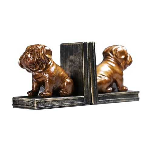 DECORACION SEPARADOR DE LIBROS - BULLDOG