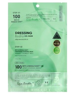 VT COSMETICS RETI-A REEDLE SHOT 100 2STEP HYDROGEL MASK