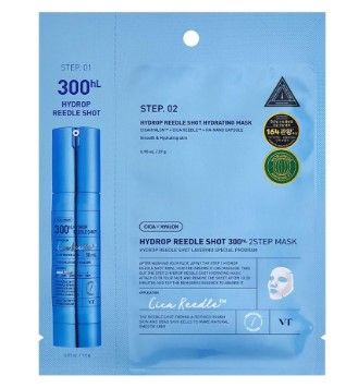 VT COSMETICS HYDROP REEDLE SHOT 300HL 2-STEP MASK