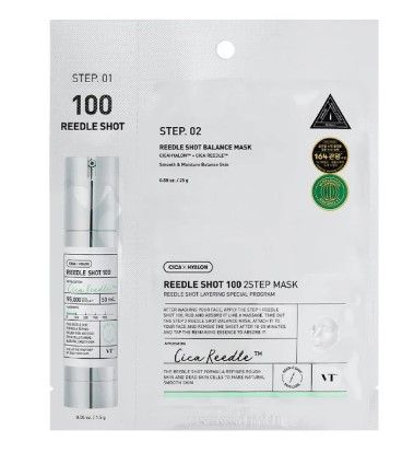 VT COSMETICS MILD REEDLE SHOT 100 2-STEP MASK