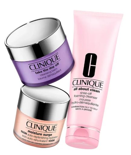 CLINIQUE SKINCARE JUMBO SET 3PCS