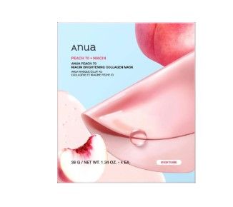 ANUA PEACH 70 NIACIN BRIGHTENING COLLAGEN MASK