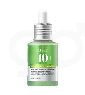 ANUA AZELAIC ACID 10 HYALURON REDNESS SOOTHING SERUM 30ML