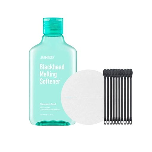 JUMISO BLACKHEAD MELTING SOFTNER 150ML+COTTON PAD(40PADS)+COTTON SWAB 10EA