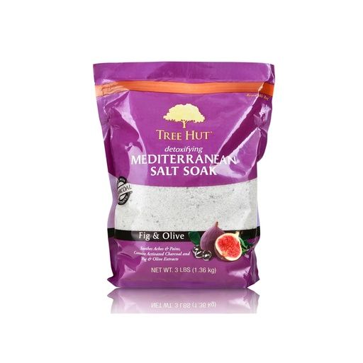 TREE HUT MEDITERRANEAN SALT SOAK FIG &amp; OLIVE 1.36KG