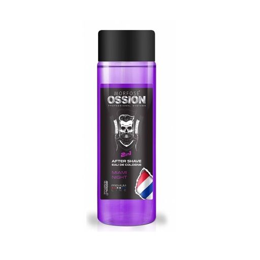 OSSION 2IN1 AFTER SHAVE EAU DE COLOGNE MIAMI NIGHT 400ML