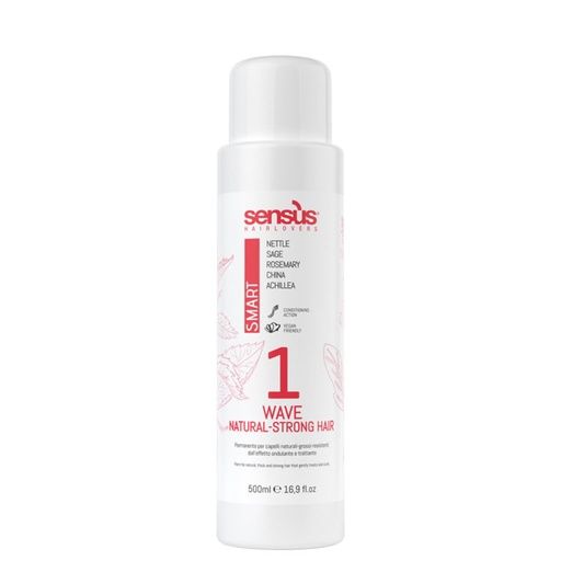 SENSUS SMART 1 WAVE NATURAL-STRONG HAIR 500ML