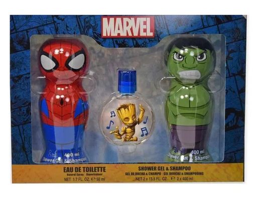 MARVEL HULK SET FIGURES SHOWER GEL+SHAMPOO 400ML+EDT