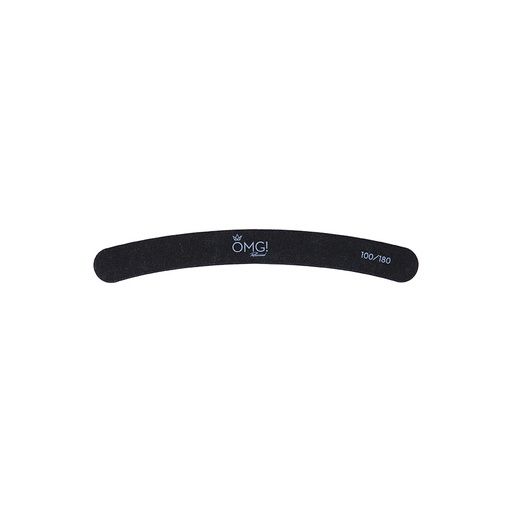 OMG BANANA BLACK NAIL FILE 100/180 20PCS