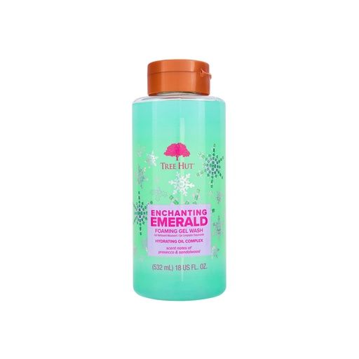 TREE HUT FOAMING GEL WASH ENCHANTED EMERALD 532ML