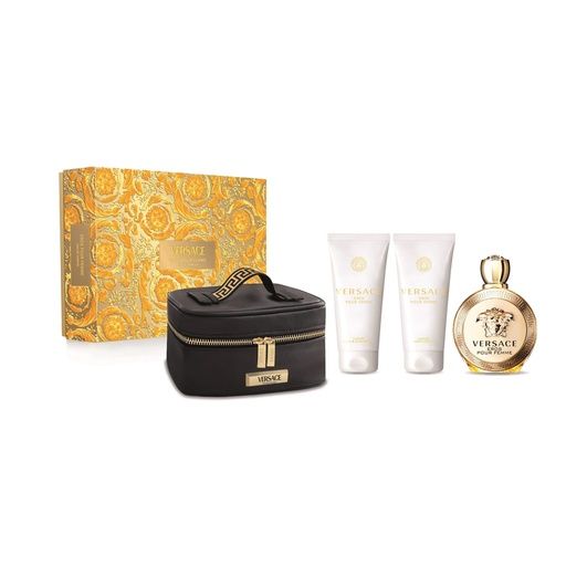 VERSACE EROS FEMME SET EDP 100ML + SG 100ML + BL 100ML + GWP