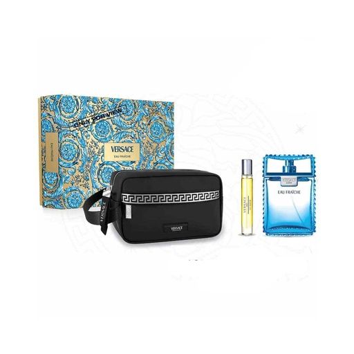 VERSACE EAU FRAICHE SET EDT 100ML + 10 ML + GWP