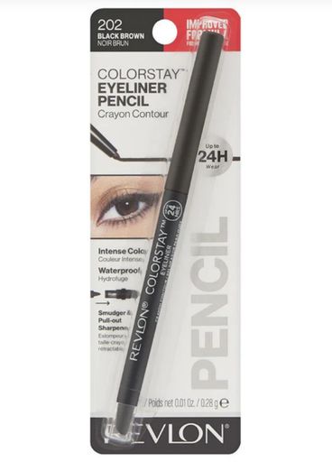 REVLON EYELINER PENCIL 202 BLACK BROWN