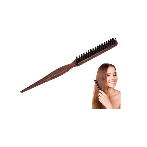 CEPILLO DE PELO MANGO DE MADERA CERDAS NATURALES