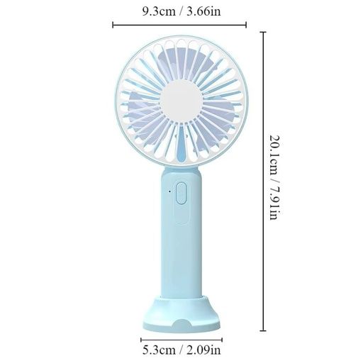 E32 MINIX1 VENTILADOR PORTATIL HANDHELD FAN - CELESTE