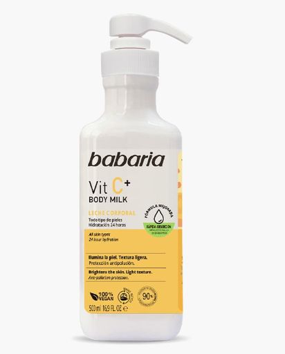 BABARIA VIT C+ BODY MILK 500ML