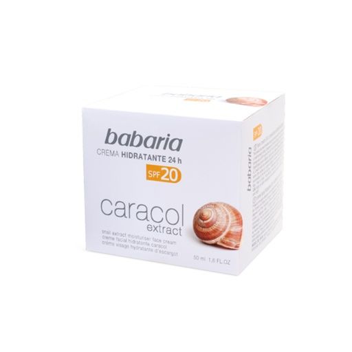 BABARIA CREMA HIDRATANTE 24HS CARACOL 50ML