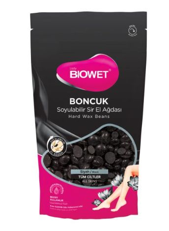 LODY BIOWET BONCUK HARD WAX BEANS BLACK 100G