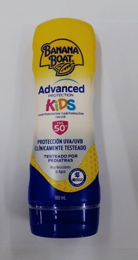 BANANA BOAT ADVANCED KIDS LOCION SPF50 180ML