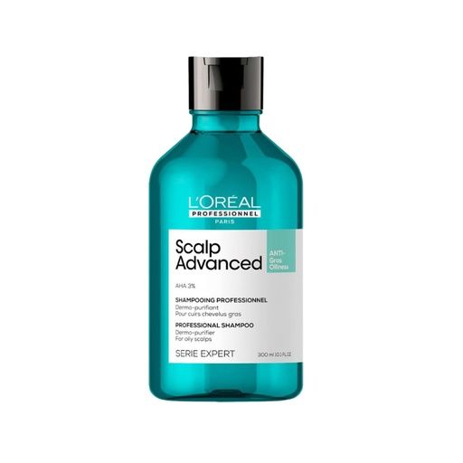 LOREAL PARIS SCALP ADVANCED AHA 3% SHAMPOO PROFESSIONAL SERIE EXPERT 300ML